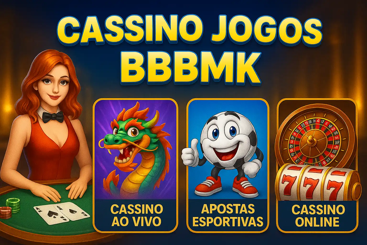 Jogos de cassino online inovadores e emocionantes na BBBMK